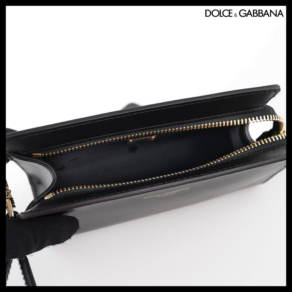 【アウトレット 正規品】Dolce & Gabbana - Black Logo Strap