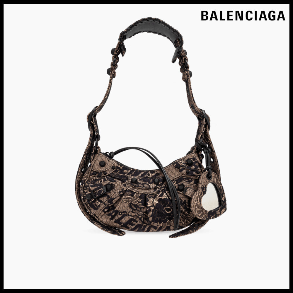 【BALENCIAGA】Le Cagole XS Shoulder Bag Dentelle