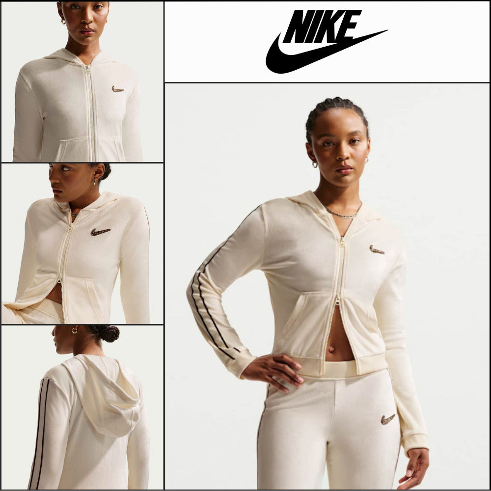 【NIKE】Sportswear Full-Zip Long Sleeve Hooded Top W