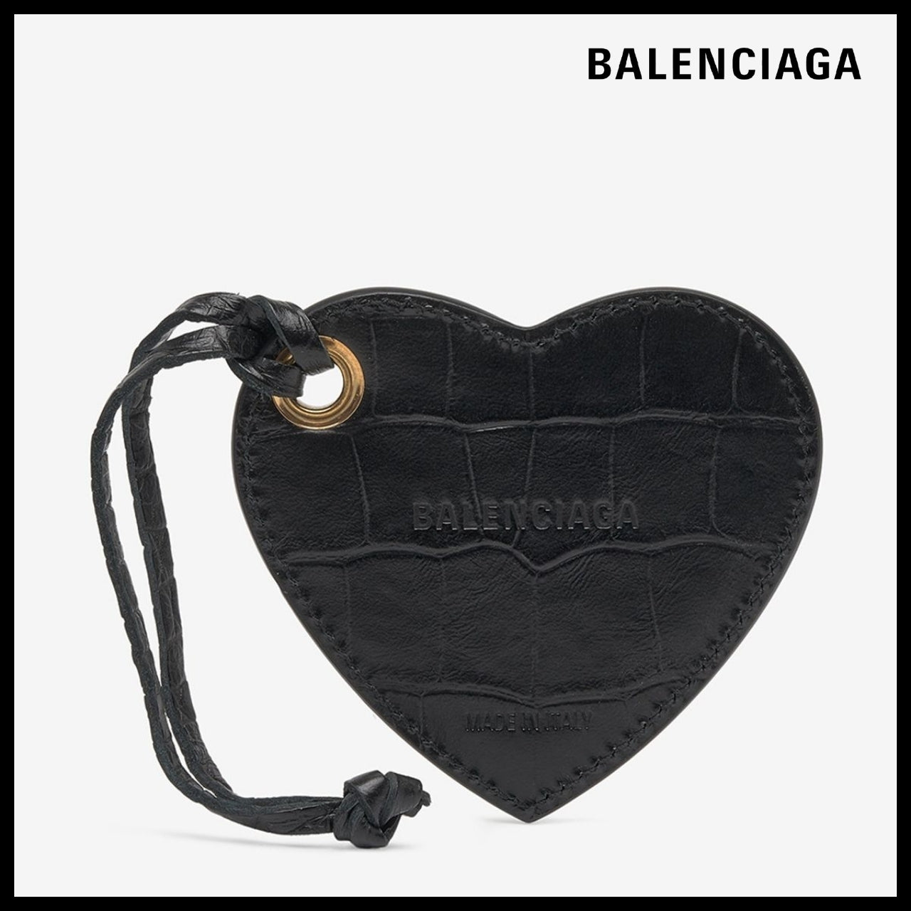 【BALENCIAGA】Le Cagole XS Shoulder Bag Crocodile Embossed