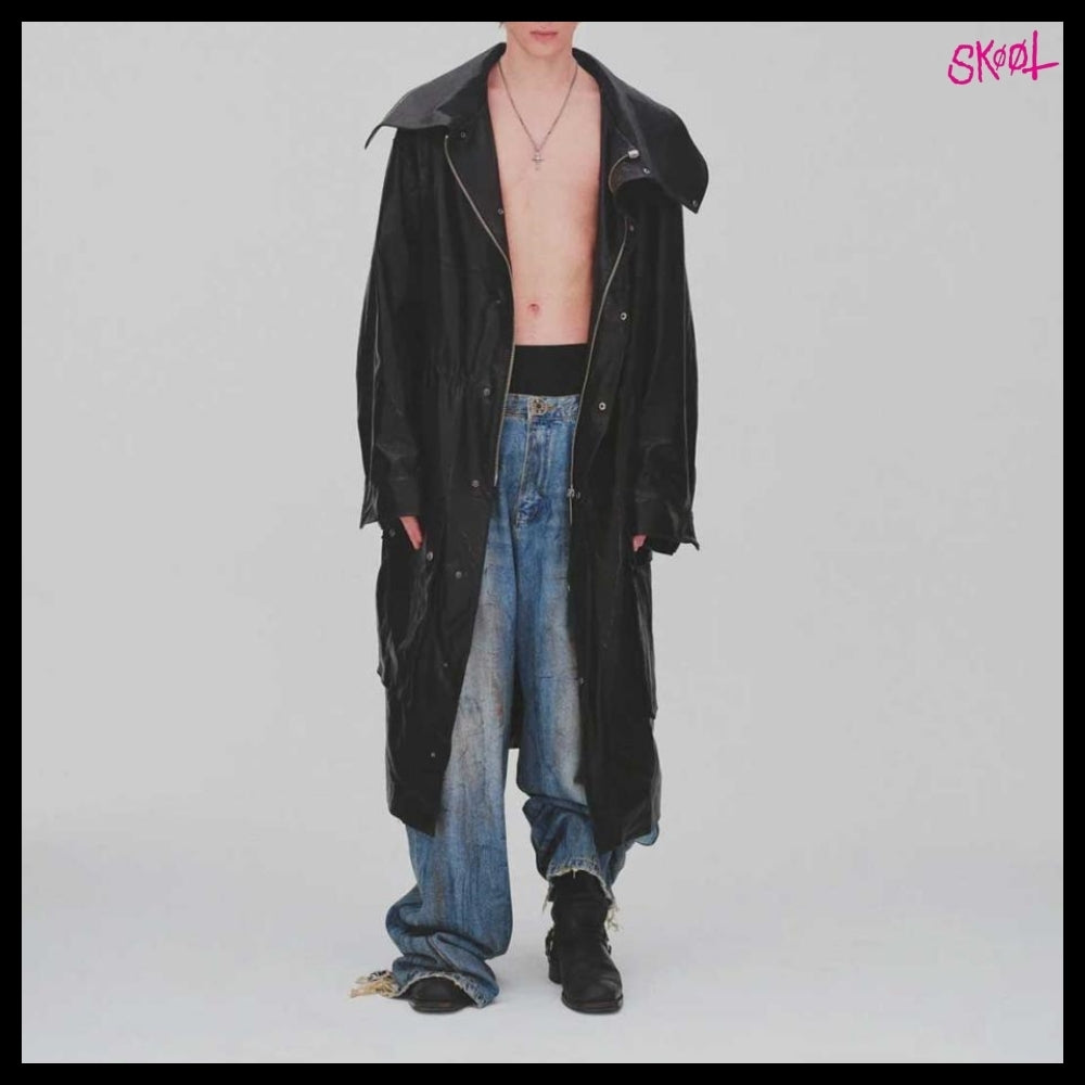 【SKOOT】ディファイアントロングレザージャケット 3カラー