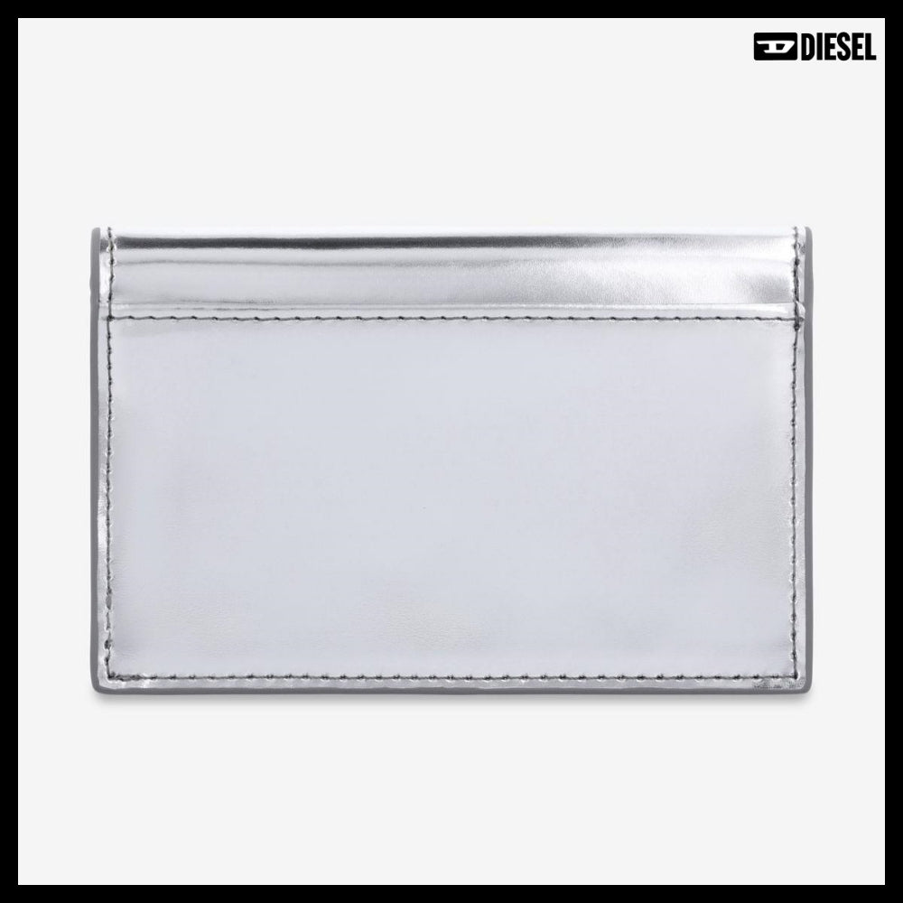 【DIESEL】1DR IV Card Holder Silver