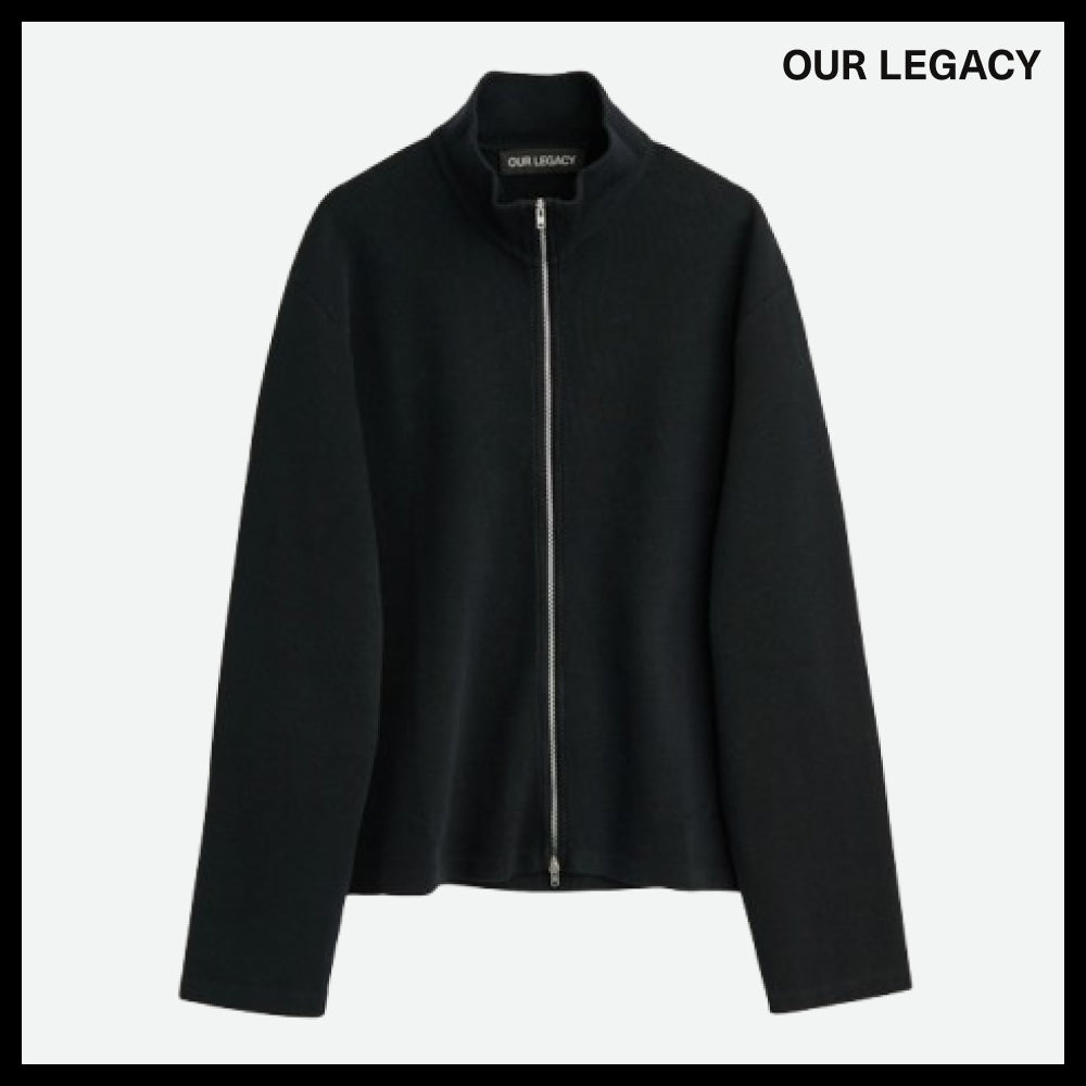 【OUR LEGACY】Shrunken Full Zip High Neck Jacket high neck