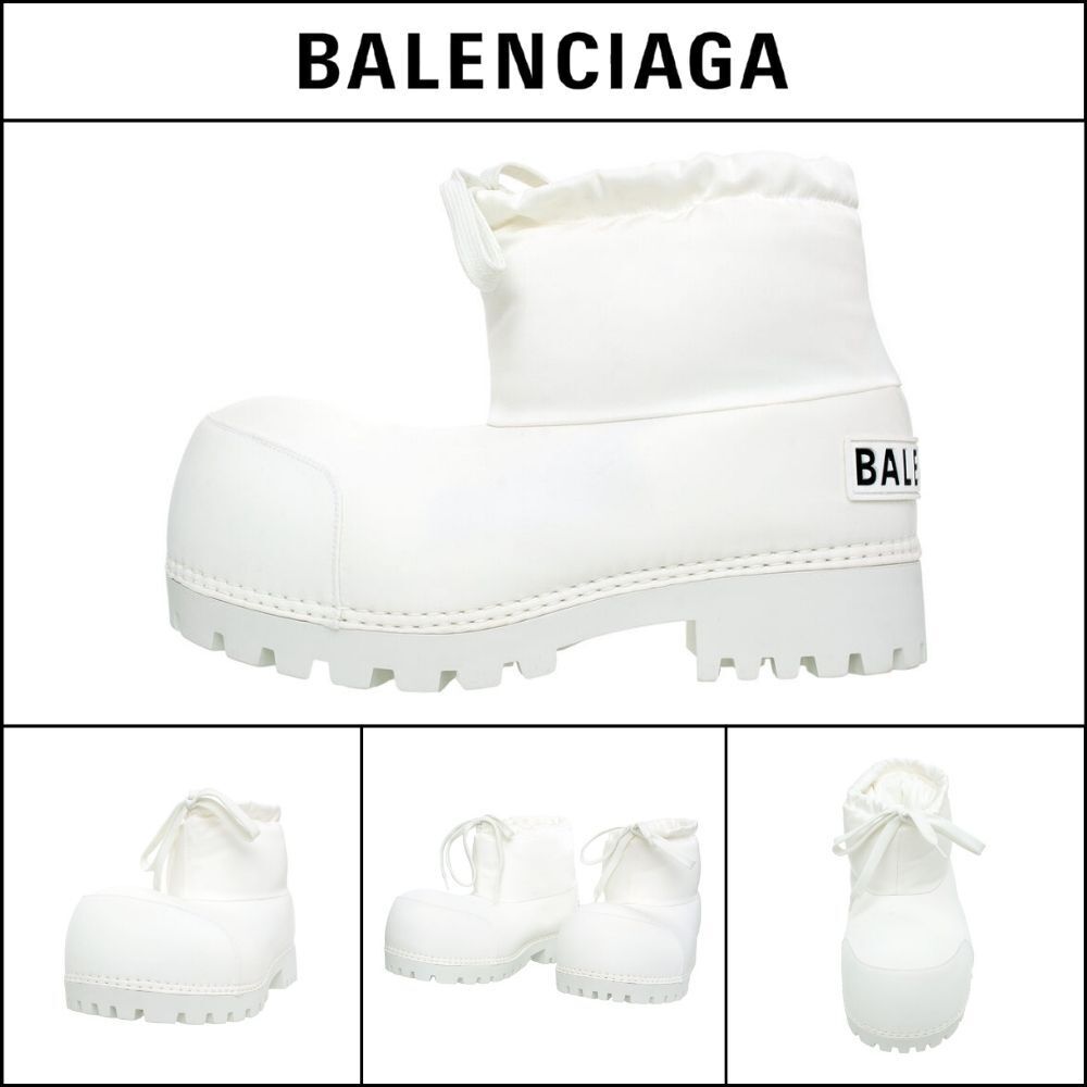 【BALENCIAGA】Alaska Booties White