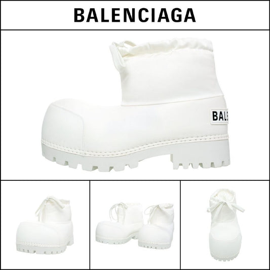 【BALENCIAGA】Alaska Booties White