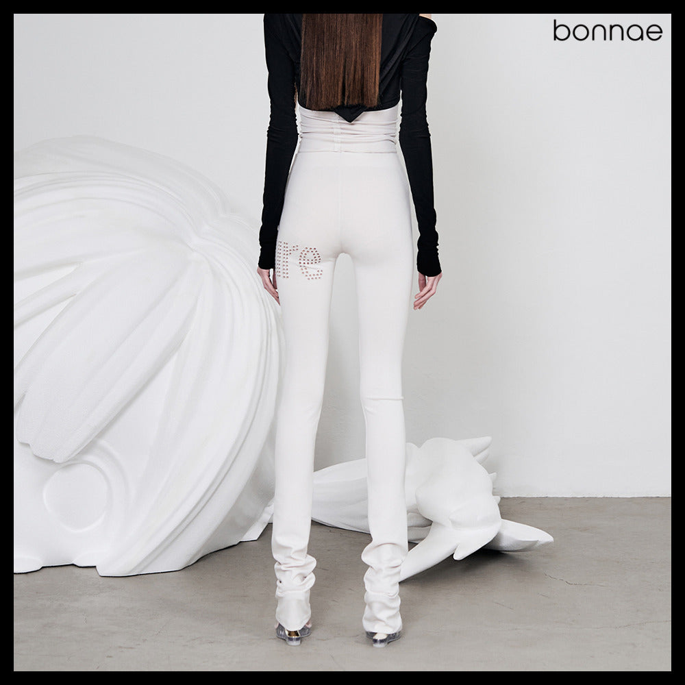 【Bonnae】Stacked Leggings 2Colors