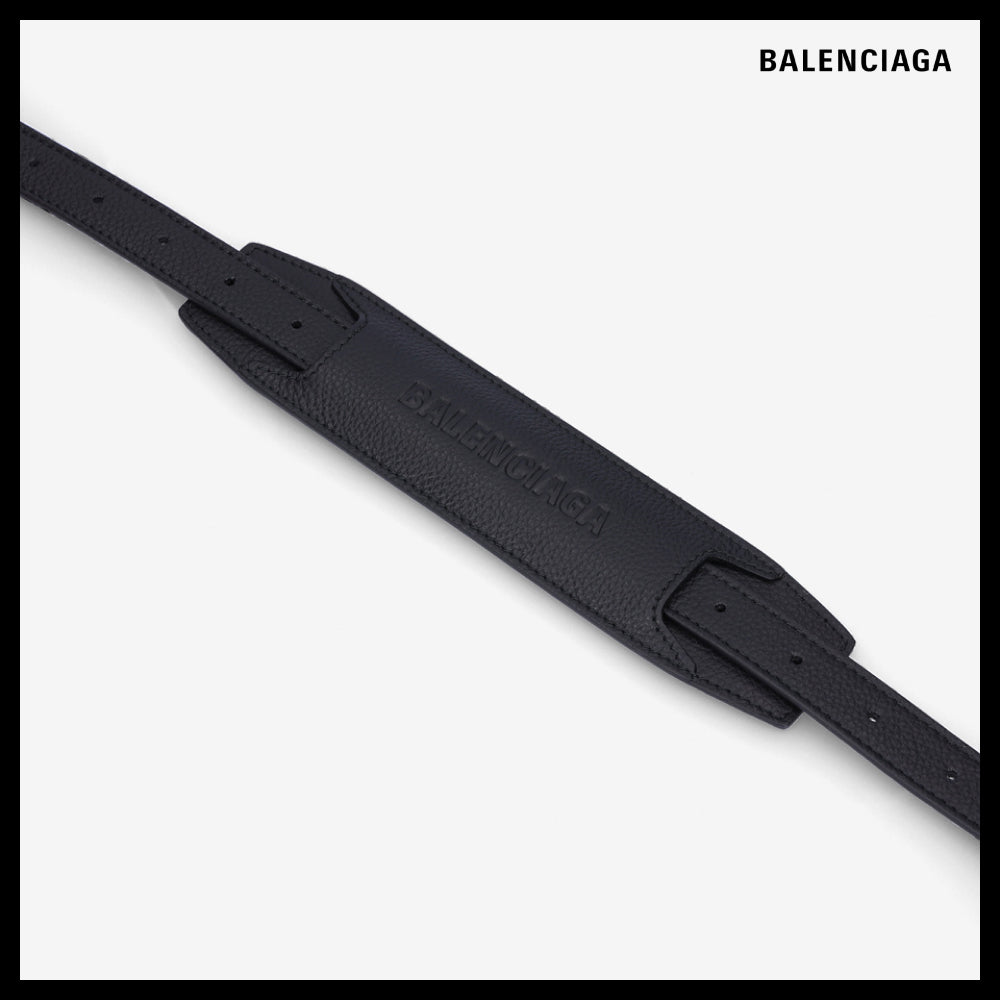 【BALENCIAGA】Men’s Car Flap Crossbody Shoulder Bag Black